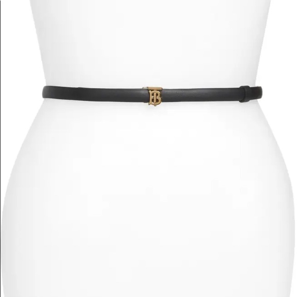 Burberry Monogram Motif Reversible Leather Belt S